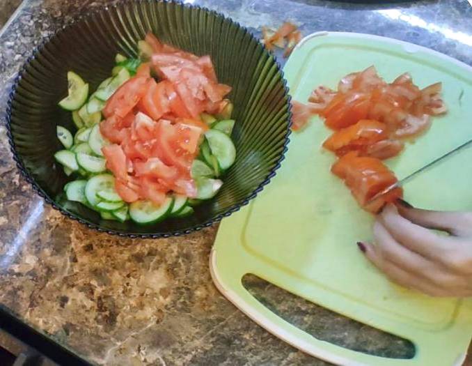 Овощной салат с морковью по-корейски Овощной салат с морковью по-корейски