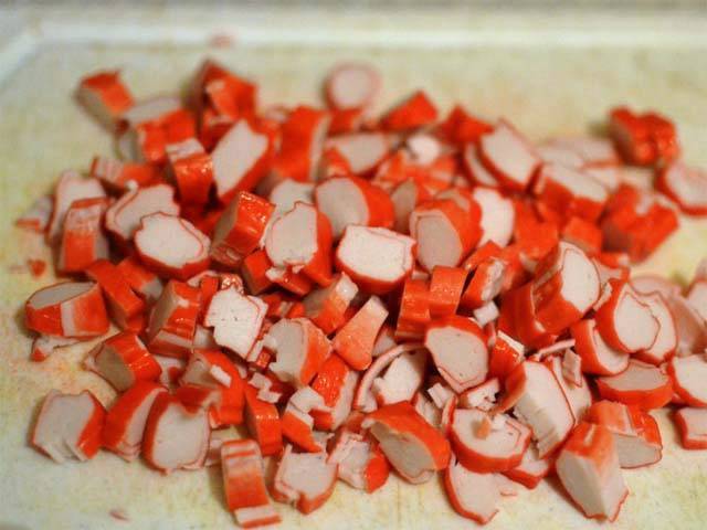 Овощной салат с морепродуктами Овощной салат с морепродуктами