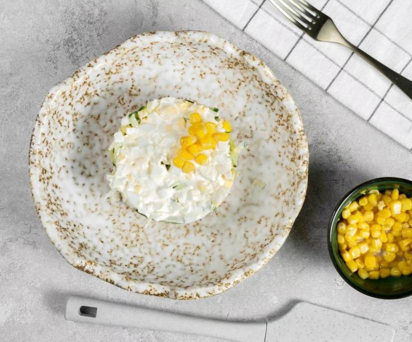 ПП салат с яйцом и огурцом ПП салат с яйцом и огурцом