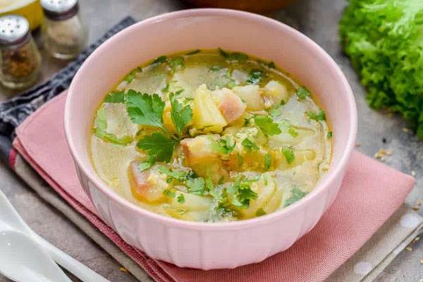 Рыбный суп с пшеном и картошкой