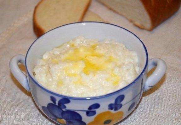 Молочная рисовая каша классическая