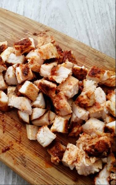 Сливочный суп с курицей и макаронами