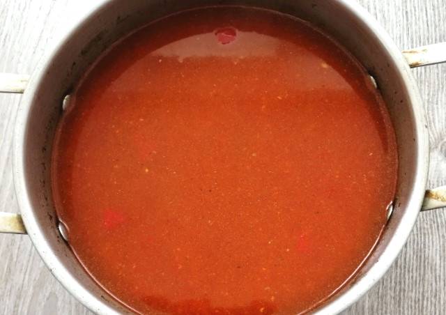 Сливочный суп с курицей и макаронами