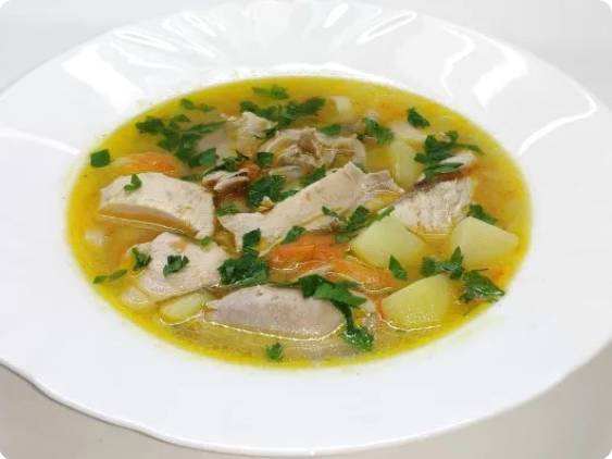 Куриный суп с картошкой и вермишелью