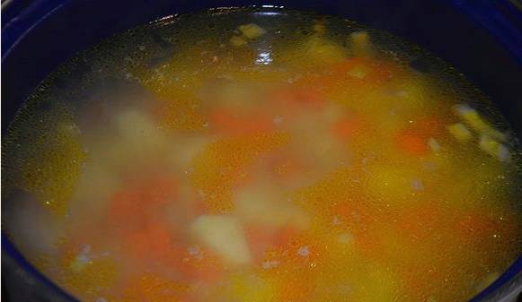 Суп с беконом и картофелем