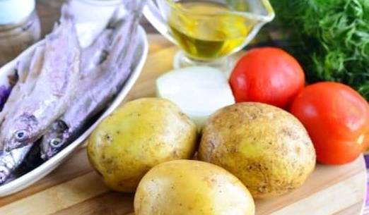 Мойва с картошкой в духовке