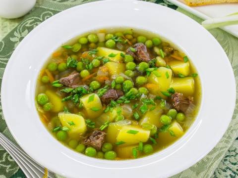 Суп с машем и говядиной