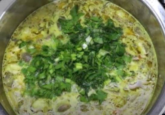 Суп с вешенками и картошкой
