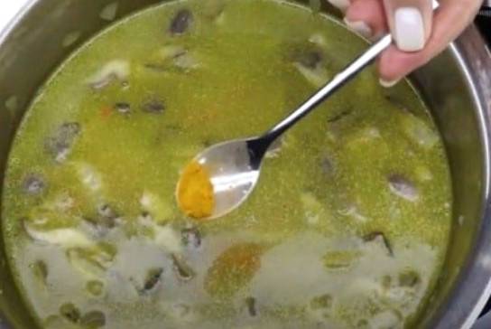 Суп с вешенками и картошкой