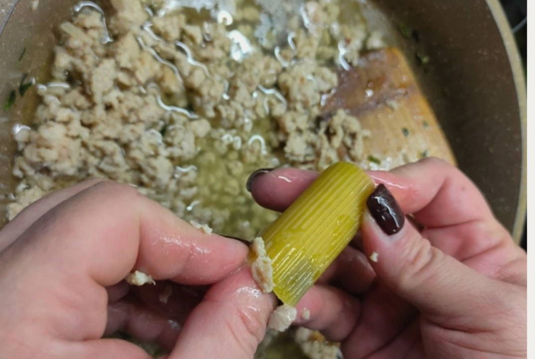 Каннеллони с куриным фаршем