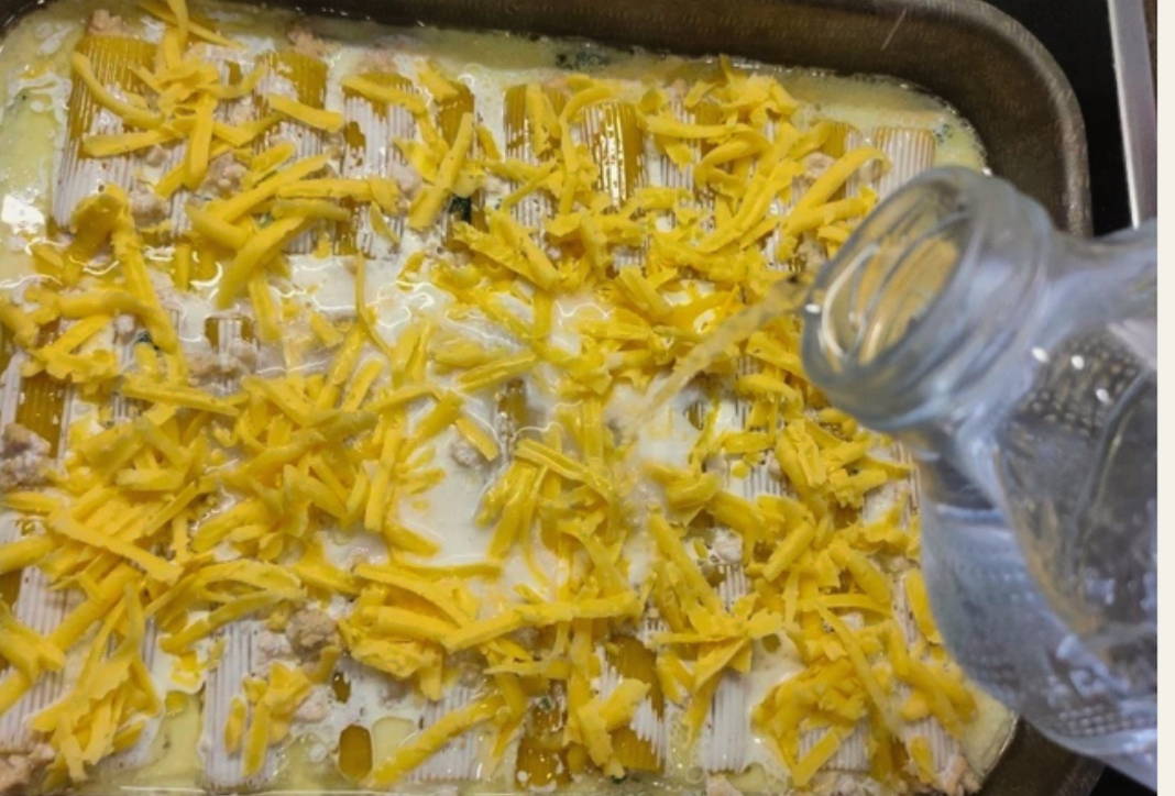 Каннеллони с куриным фаршем