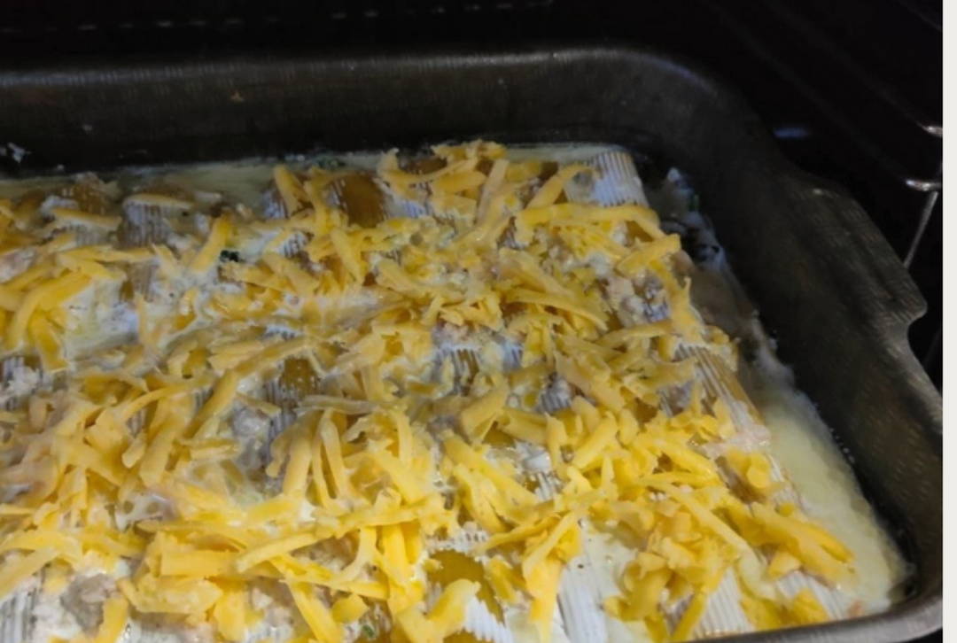 Каннеллони с куриным фаршем