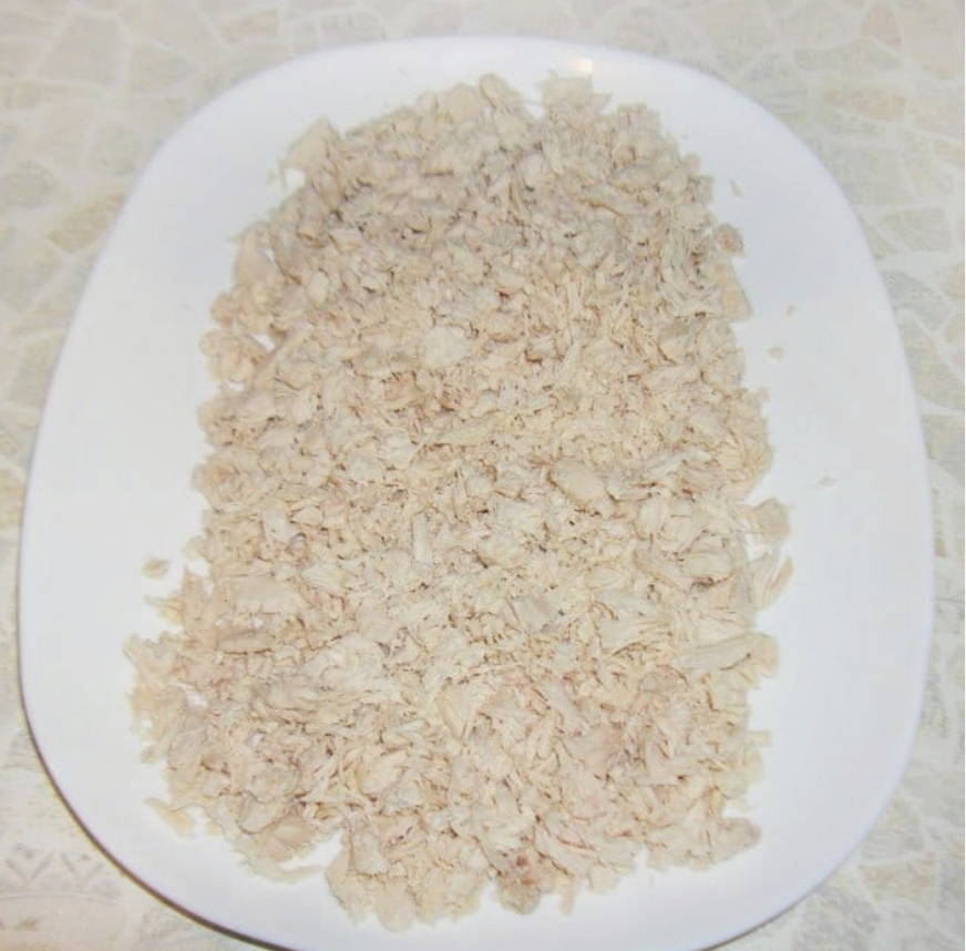 Салат «Белая берёза» с курицей и яблоком