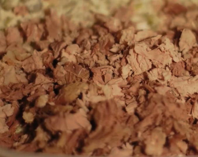 Салат «Грибная поляна» с шампиньонами и корейской морковью