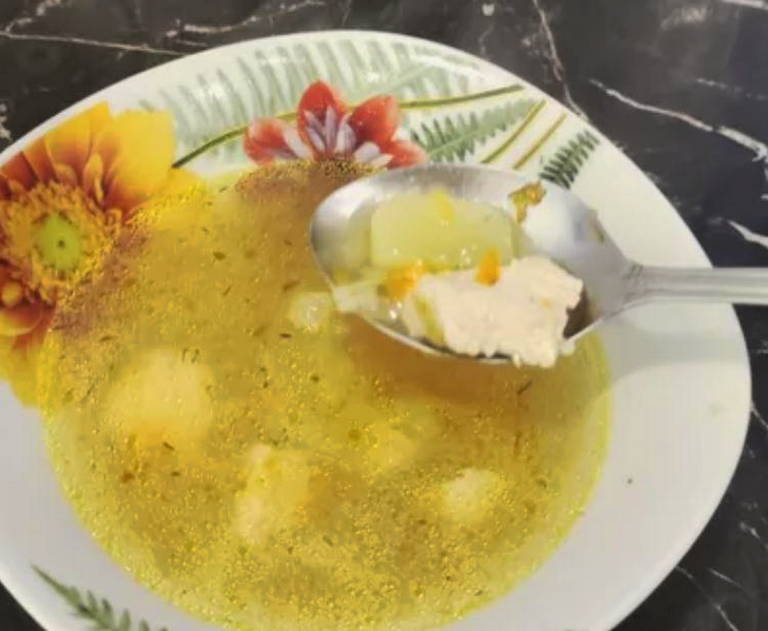 Суп с индейкой и вермишелью