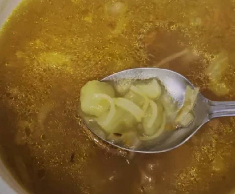 Суп с индейкой и вермишелью
