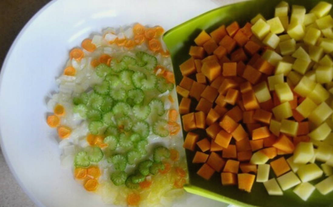 Суп с курицей и овощами