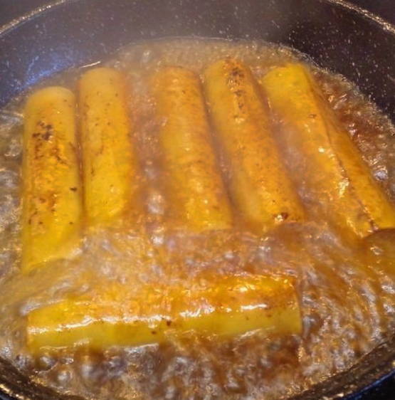 Каннеллони с фаршем на сковороде