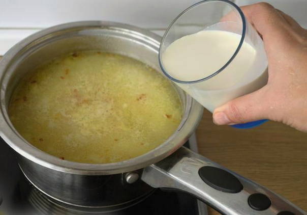 Тосканский суп с фаршем и сливками