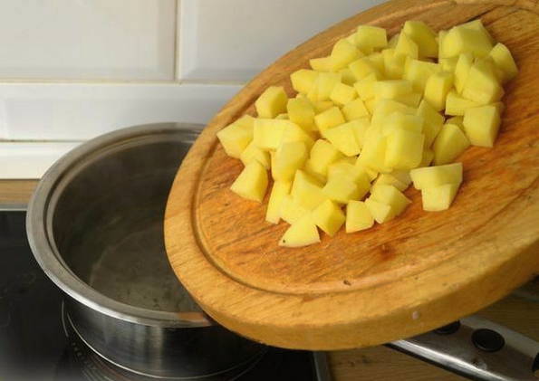 Тосканский суп с фаршем и сливками
