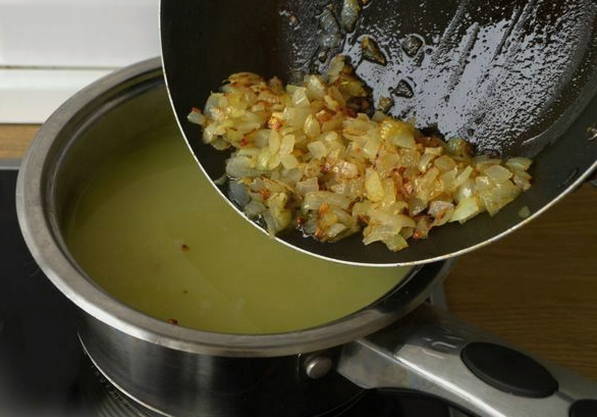 Тосканский суп с фаршем и сливками