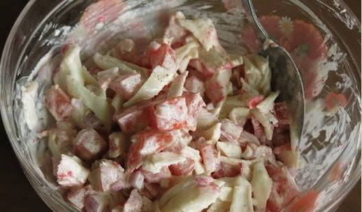 Салат «Дипломат» с крабовыми палочками