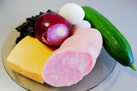 Салат «Викинг» с ветчиной