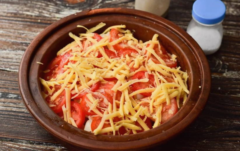 Пицца из пельменей в духовке