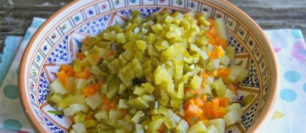 Салат «Зимний» с мясом классический