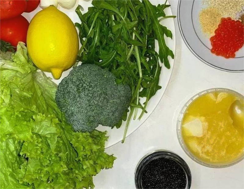 Салат «Венок» с рукколой