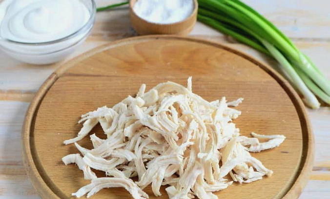 Салат «Горки» с корейской морковью