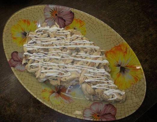 Салат «Виноградная гроздь» с курицей