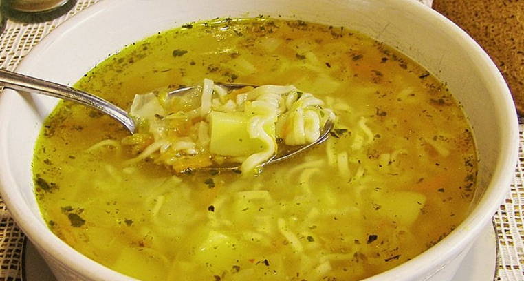 Суп с дошираком и курицей