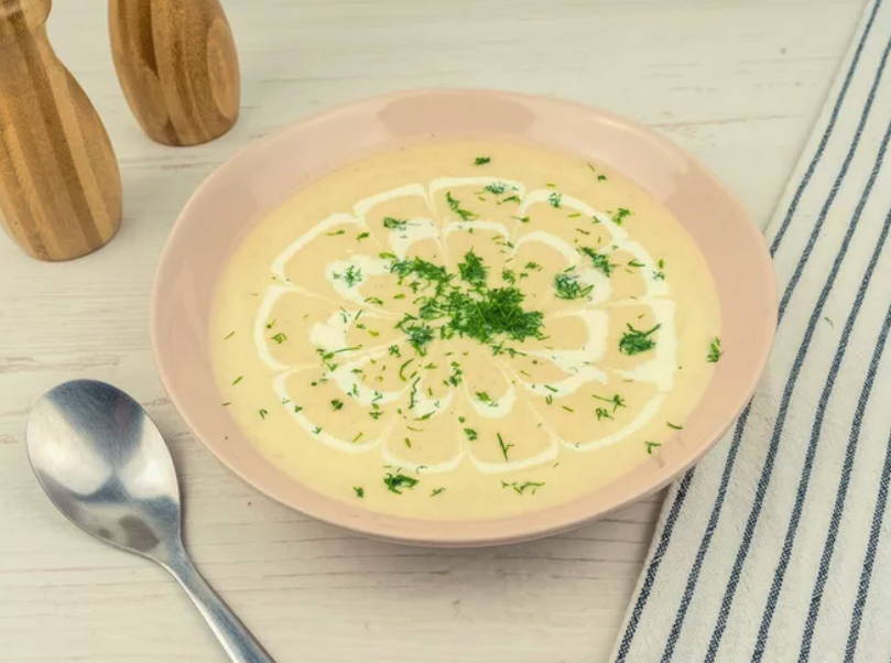Суп-пюре с брокколи и сыром