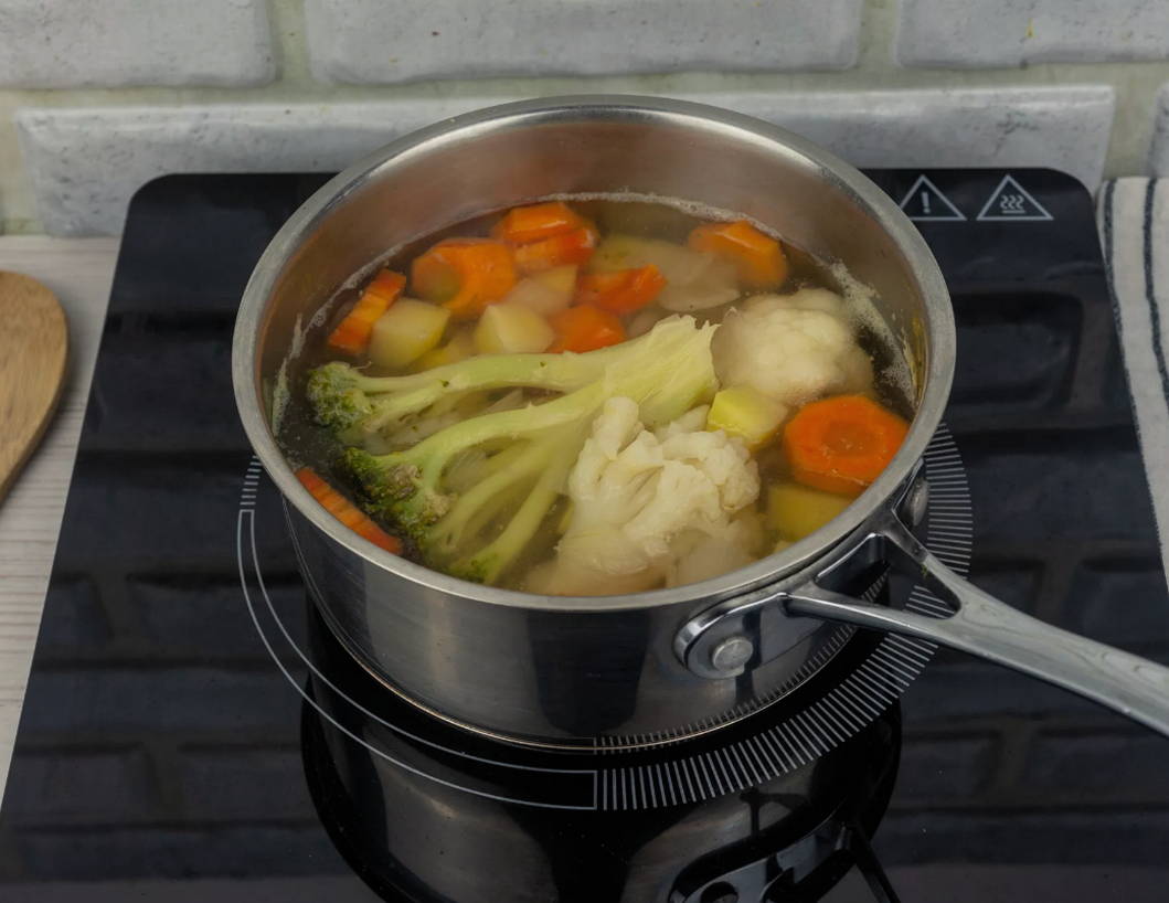 Суп-пюре с брокколи и цветной капустой