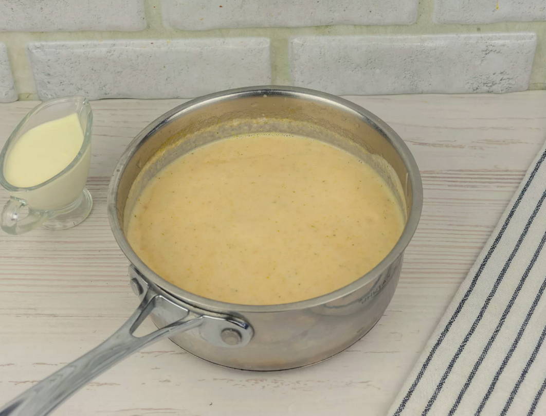 Суп-пюре с брокколи и цветной капустой