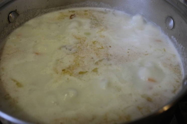 Суп с форелью и рисом
