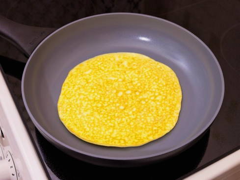 Суп с яичными блинчиками и курицей