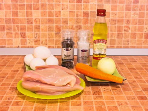 Суп с яичными блинчиками и курицей