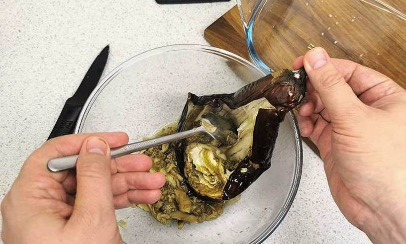 Бабагануш из баклажанов