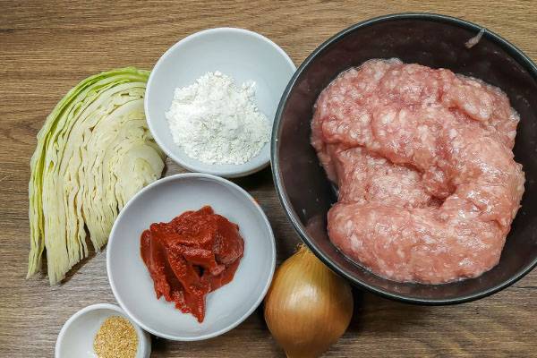 Котлеты с фаршем и капустой