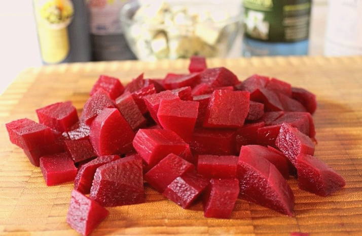 Салат из свеклы с сыром