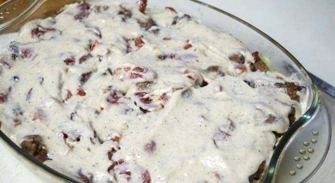 Соус для картофельной запеканки
