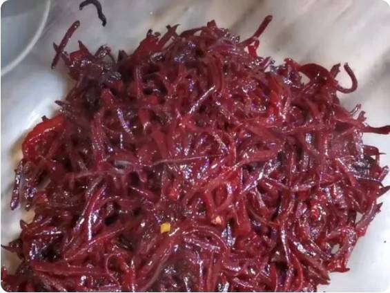 Салат из свеклы с фасолью