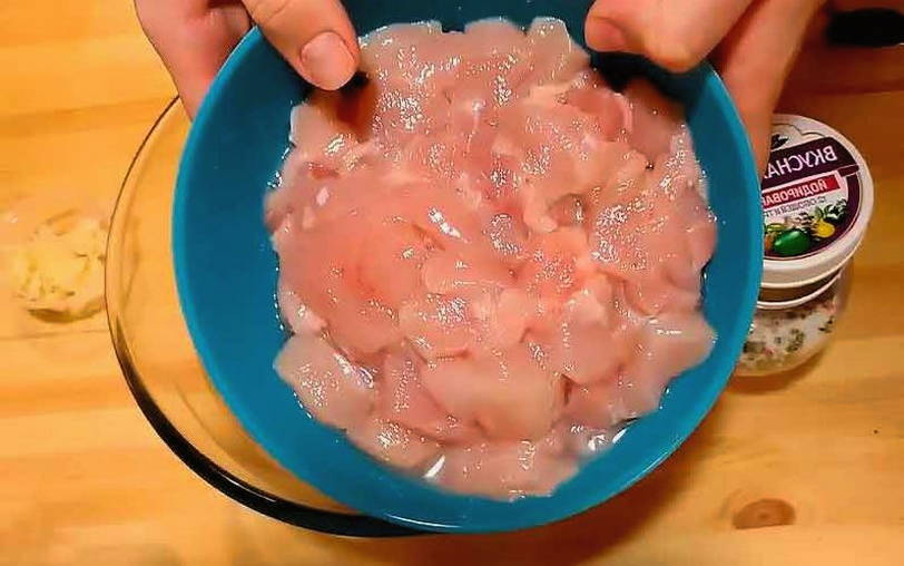 Макароны с куриной грудкой в духовке