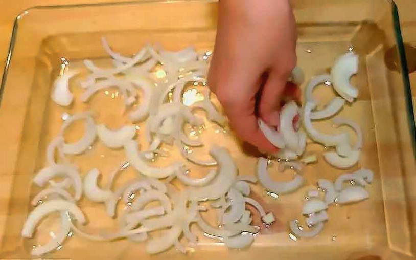 Макароны с куриной грудкой в духовке