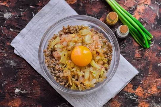 Котлеты с гречкой