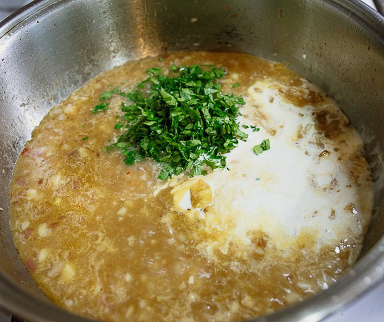 Соус для курицы на сковороде