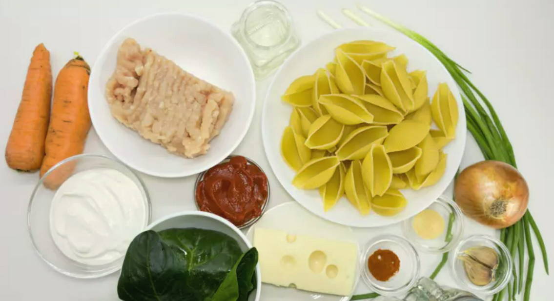 Фаршированные макароны ракушки с фаршем в духовке