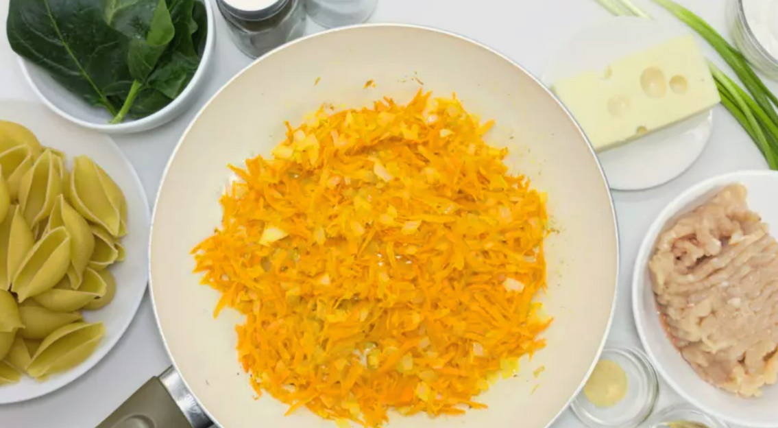 Фаршированные макароны ракушки с фаршем в духовке